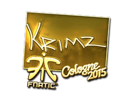 Sticker | KRIMZ (Gold) | Cologne 2015 image