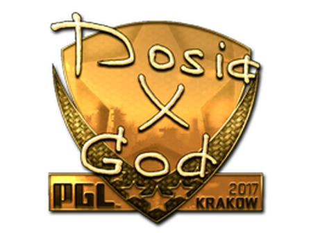 Sticker | Dosia (Gold) | Krakow 2017 image