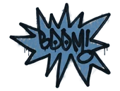 Sealed Graffiti | BOOM (Monarch Blue) image