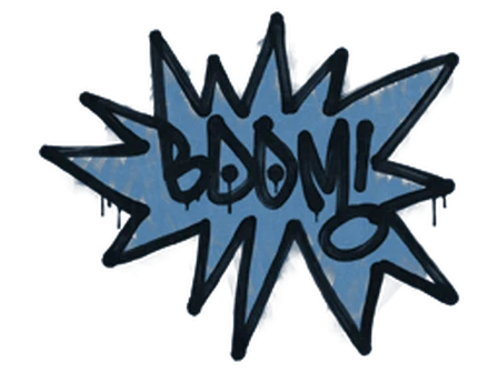 Sealed Graffiti | BOOM (Monarch Blue) image