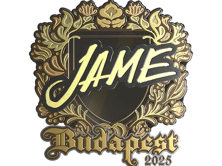 Sticker | Jame (Gold) | Budapest 2025 image