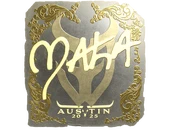 Sticker | Maka (Gold) | Austin 2025 image
