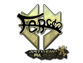 Sticker | fer (Gold) | Antwerp 2022 image