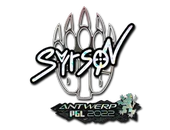 Sticker | syrsoN (Glitter) | Antwerp 2022 image