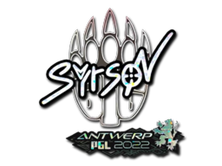 Sticker | syrsoN (Glitter) | Antwerp 2022 image