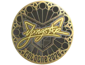 Sticker | yxngstxr (Gold) | Cologne 2026 image