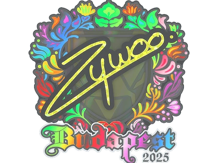 Sticker | ZywOo (Holo) | Budapest 2025 image