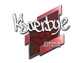 Sticker | Kjaerbye | Boston 2018 image