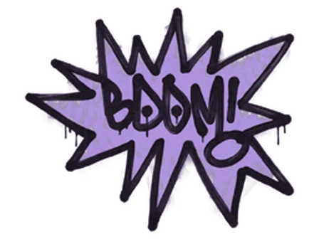 Sealed Graffiti | BOOM (Violent Violet) image