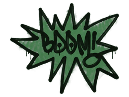 Sealed Graffiti | BOOM (Jungle Green) image