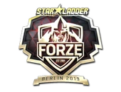 Sticker | forZe eSports (Gold) | Berlin 2019 image