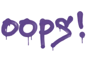 Sealed Graffiti | Oops (Monster Purple) image