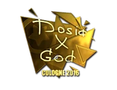 Sticker | Dosia (Gold) | Cologne 2016 image