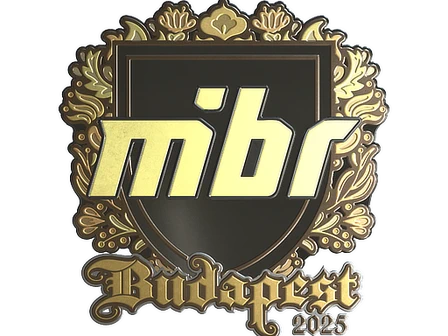 Sticker | MIBR (Gold) | Budapest 2025 image