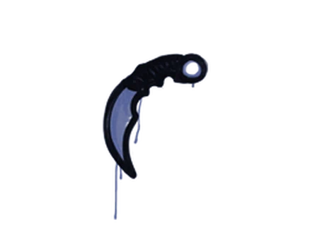 Sealed Graffiti | Karambit (SWAT Blue) image