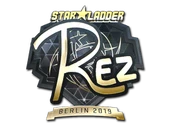 Sticker | REZ (Gold) | Berlin 2019 image