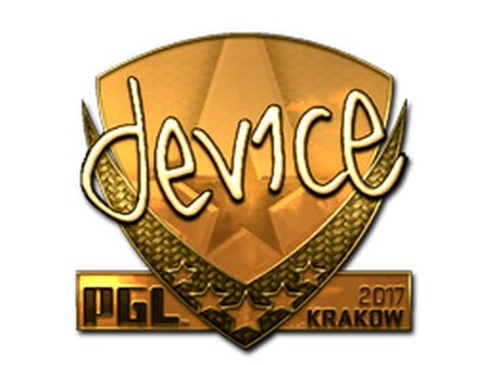 Sticker | device (Gold) | Krakow 2017 image