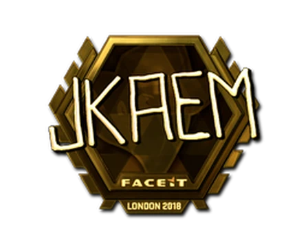 Sticker | jkaem (Gold) | London 2018 image