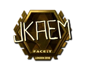 Sticker | jkaem (Gold) | London 2018 image