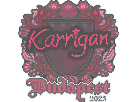 Sticker | karrigan | Budapest 2025 image
