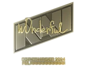 Sticker | w0nderful (Gold) | Copenhagen 2024 image