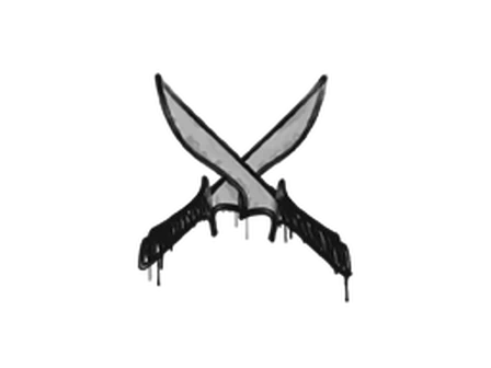Sealed Graffiti | X-Knives (Shark White) image