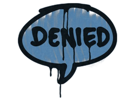 Sealed Graffiti | Denied (Monarch Blue) image