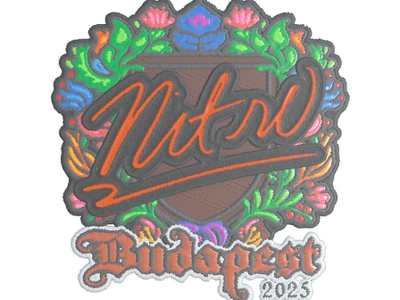Sticker | nitr0 (Embroidered) | Budapest 2025 image
