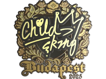 Sticker | ChildKing (Gold) | Budapest 2025 image