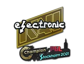 Sticker | electroNic | Stockholm 2021 image