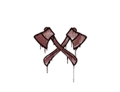 Sealed Graffiti | X-Axes (Brick Red) image