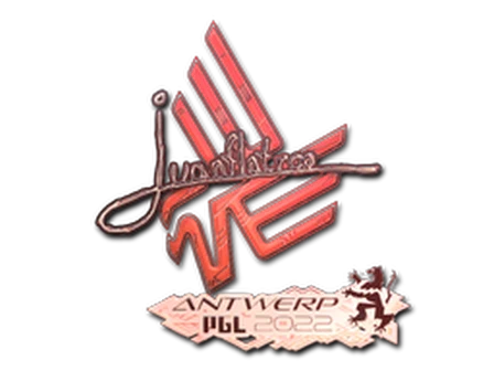 Sticker | juanflatroo (Holo) | Antwerp 2022 image