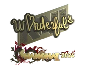 Sticker | w0nderful (Gold) | Shanghai 2024 image