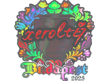 Sticker | xerolte (Holo) | Budapest 2025 image