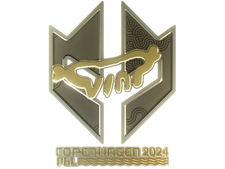 Sticker | VINI (Gold) | Copenhagen 2024 image