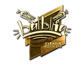 Sticker | balblna (Gold) | Boston 2018 image