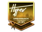 Sticker | Hyper (Gold) | Cluj-Napoca 2015 image