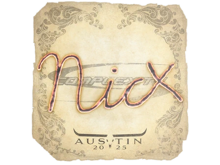 Sticker | nicx | Austin 2025 image