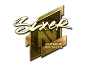 Sticker | SIXER (Gold) | Boston 2018 image