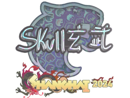 Sticker | skullz (Holo) | Shanghai 2024 image