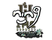 Sticker | nin9 (Glitter) | Antwerp 2022 image