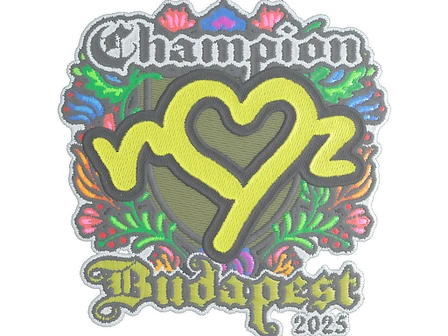 Sticker | ropz (Embroidered, Champion) | Budapest 2025 image