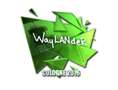 Sticker | wayLander (Foil) | Cologne 2016 image