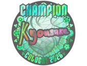 Sticker | kyousuke (Holo, Champion) | Cologne 2026 image