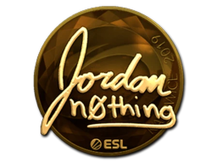 Sticker | n0thing (Gold) | Katowice 2019 image