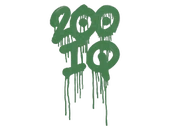 Sealed Graffiti | 200 IQ (Jungle Green) image