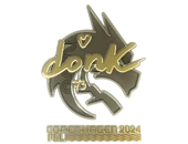 Sticker | donk (Gold) | Copenhagen 2024 image