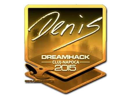 Sticker | denis (Gold) | Cluj-Napoca 2015 image