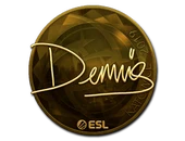 Sticker | dennis (Gold) | Katowice 2019 image
