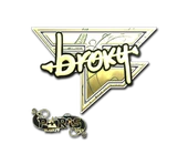 Sticker | broky (Gold) | Paris 2023 image